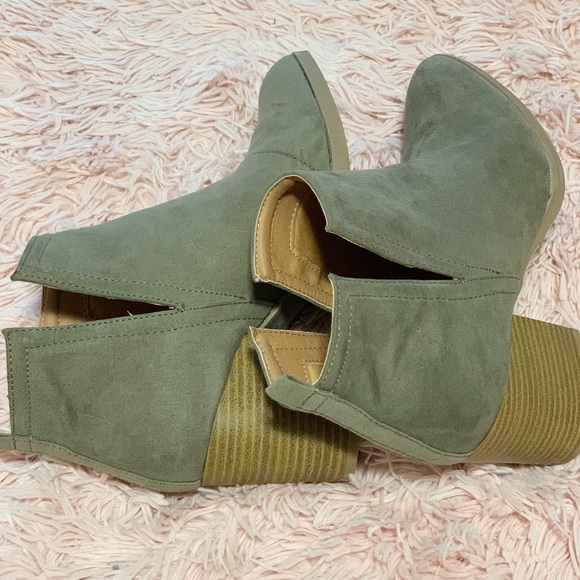 Charlotte Russe Shoes - Light Brown Booties